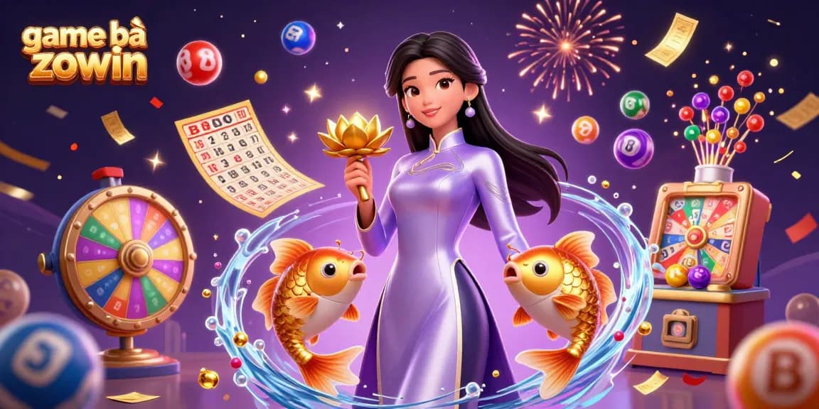 Experience game bài zowin in a vibrant scene with colorful elements and celebratory effects.