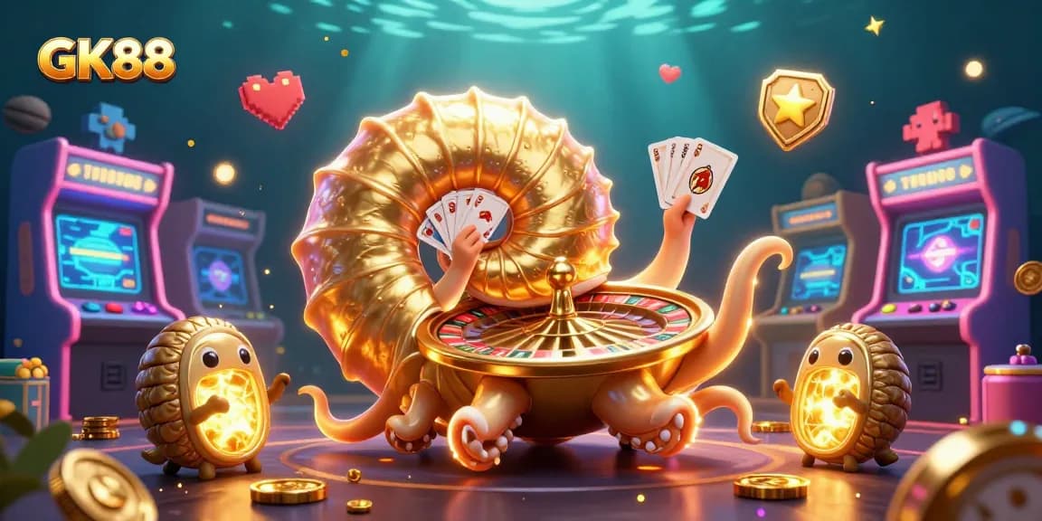 Experience thrilling gameplay with GK88, where vibrant characters and casino elements ignite your adventure.