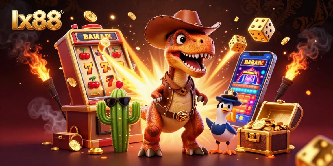 Experience thrilling jackpot wins at lx88 with vibrant slot machines and engaging characters.