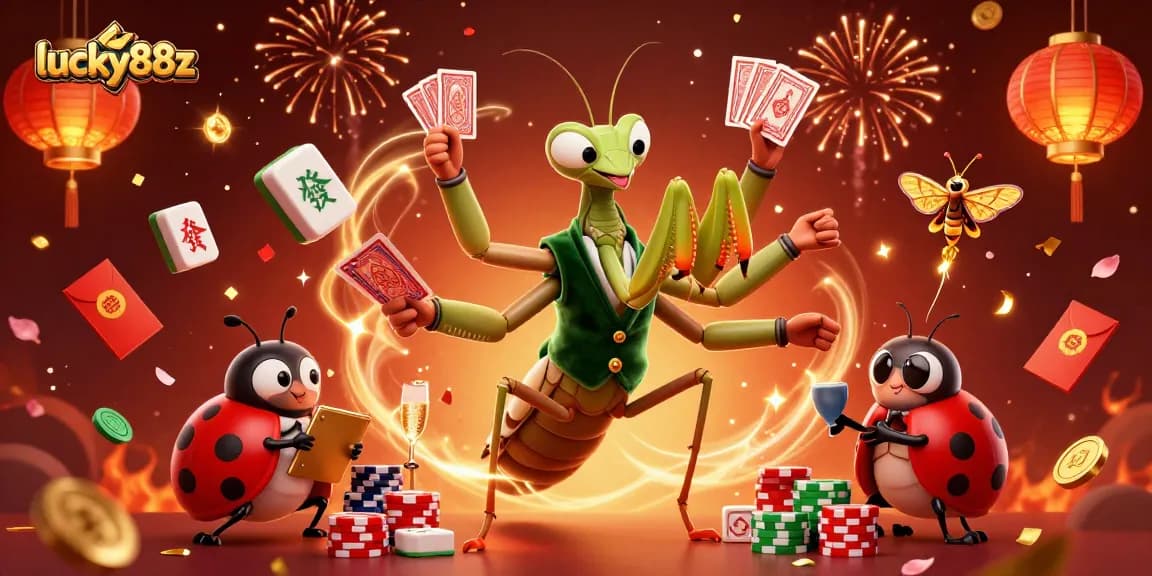 Engage with lucky88z to discover exciting card games featuring vibrant 3D characters and festive elements.