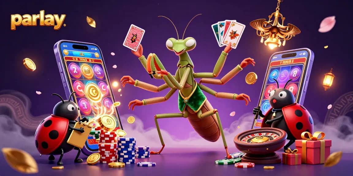 Experience the parlay of excitement with our 3D casino illustration, showcasing vibrant gaming action.