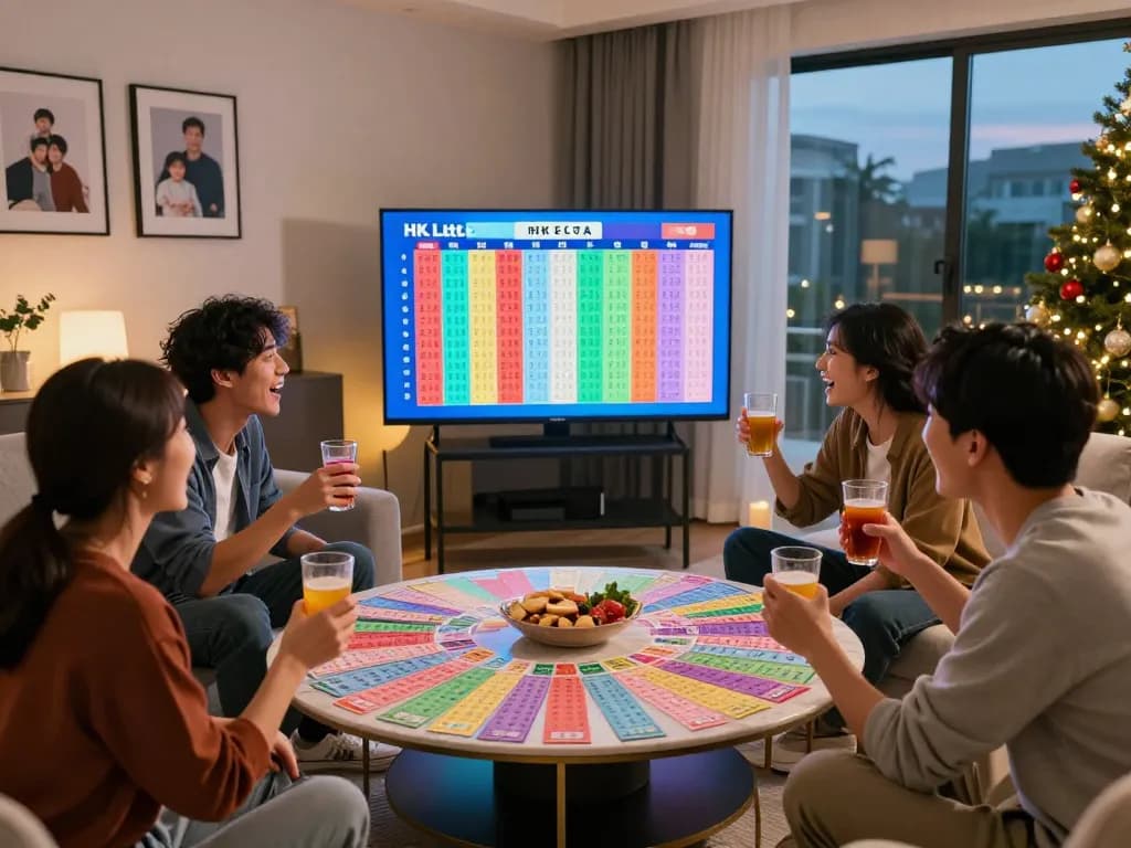 Sahabat merayakan sambil menonton hasil HK Lotto secara langsung di ruang tamu yang nyaman.