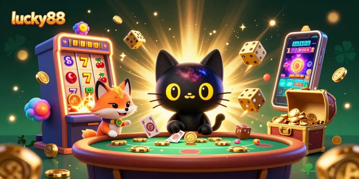 Experience lucky88 at an exciting cosmic casino with vibrant games and dynamic characters.