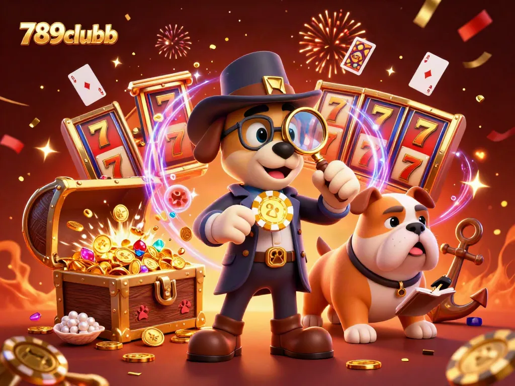 Engage with the thrilling world of 789clubb as our canine detectives uncover hidden treasures in casino gameplay.