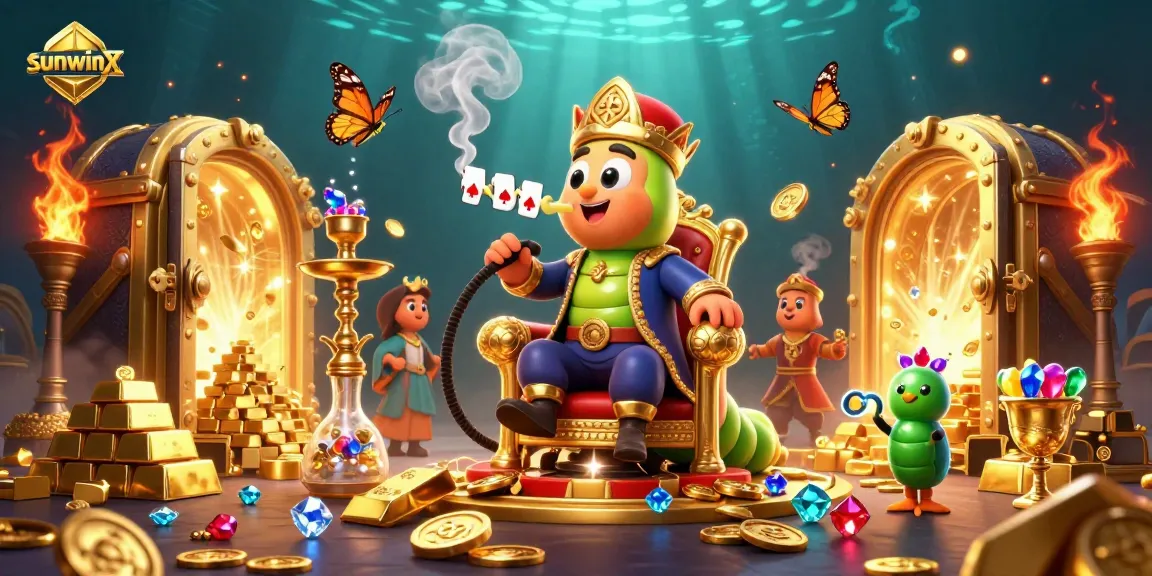 Experience sunwinx vibes with a vibrant 3D casino illustration featuring captivating gaming elements.